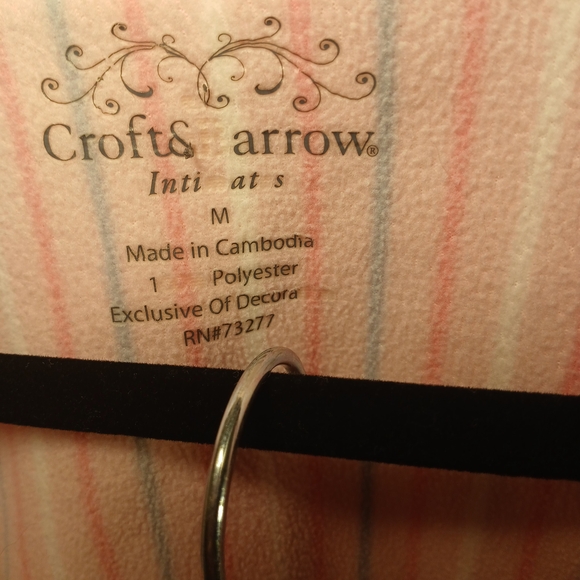 Croft & Barrow Pink Striped Pajama Set - Picture 3 of 10